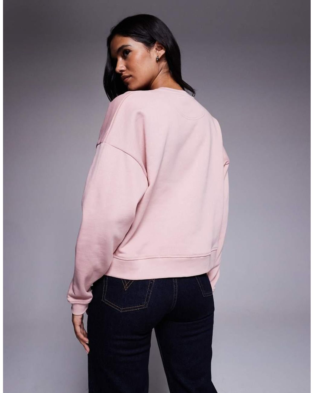 Barbour Pink Imogen Logo Sweatshirt