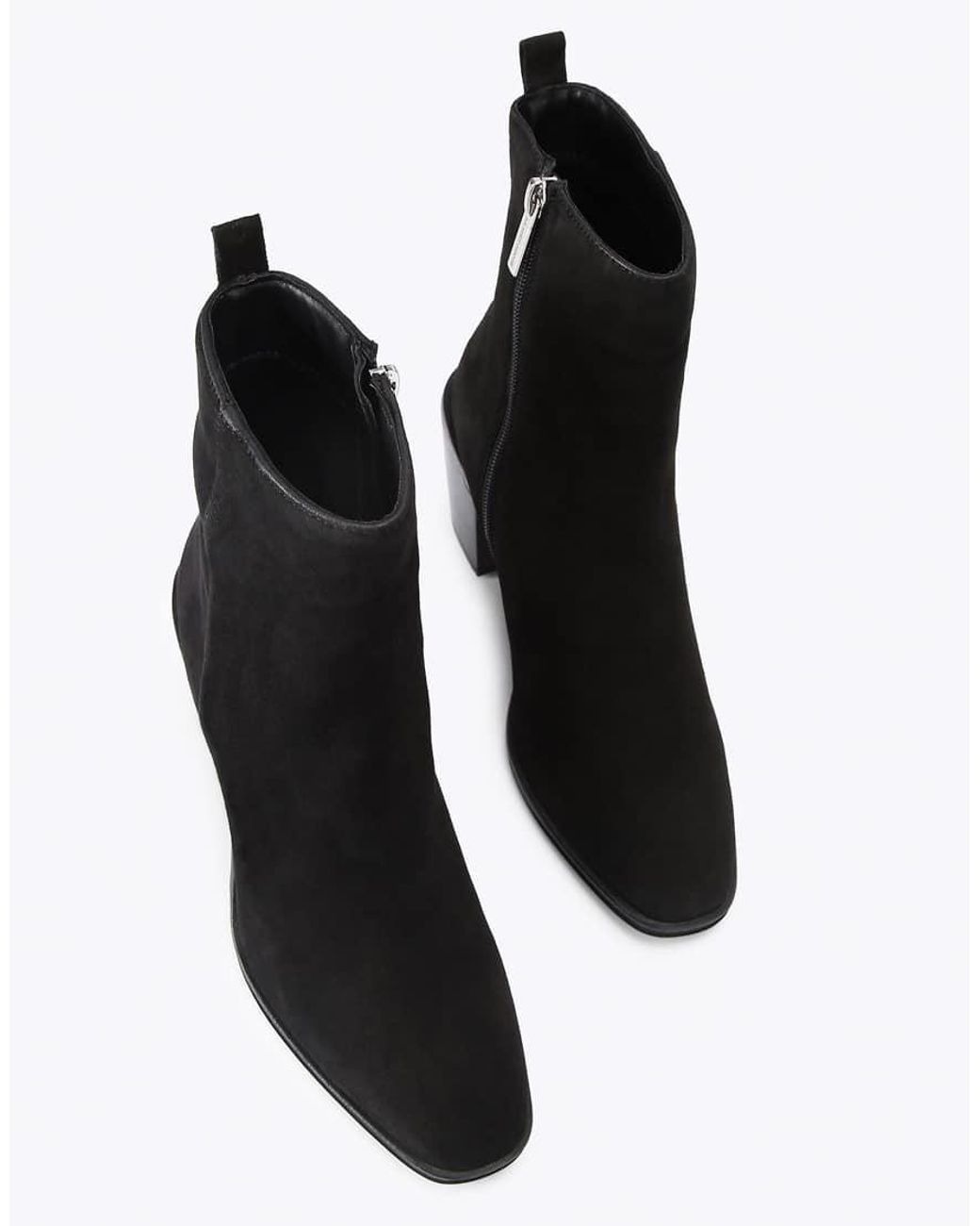 KG by Kurt Geiger Black Terrace Mid Ankle Boots