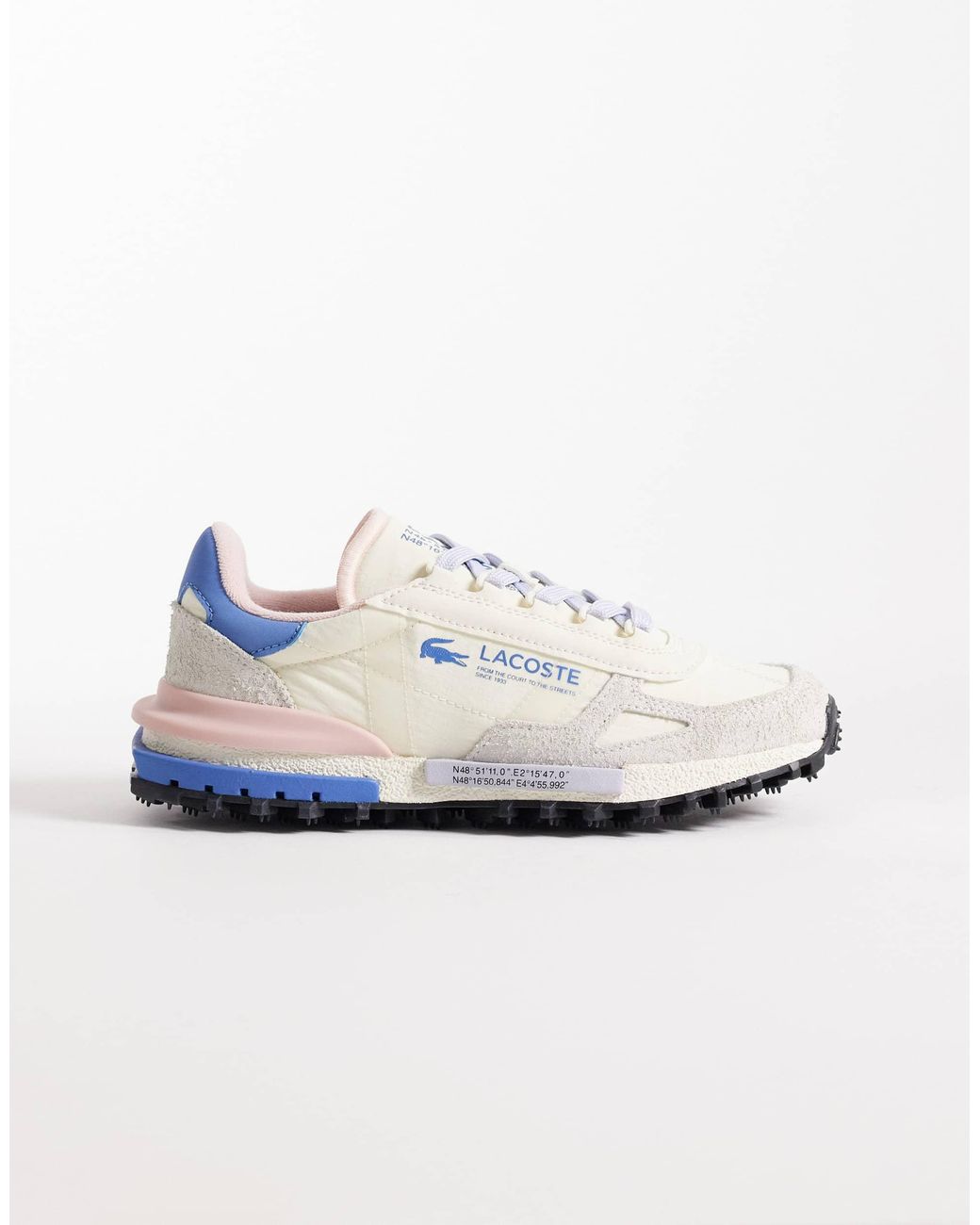 Elite active - baskets à logo - beige Lacoste en coloris White