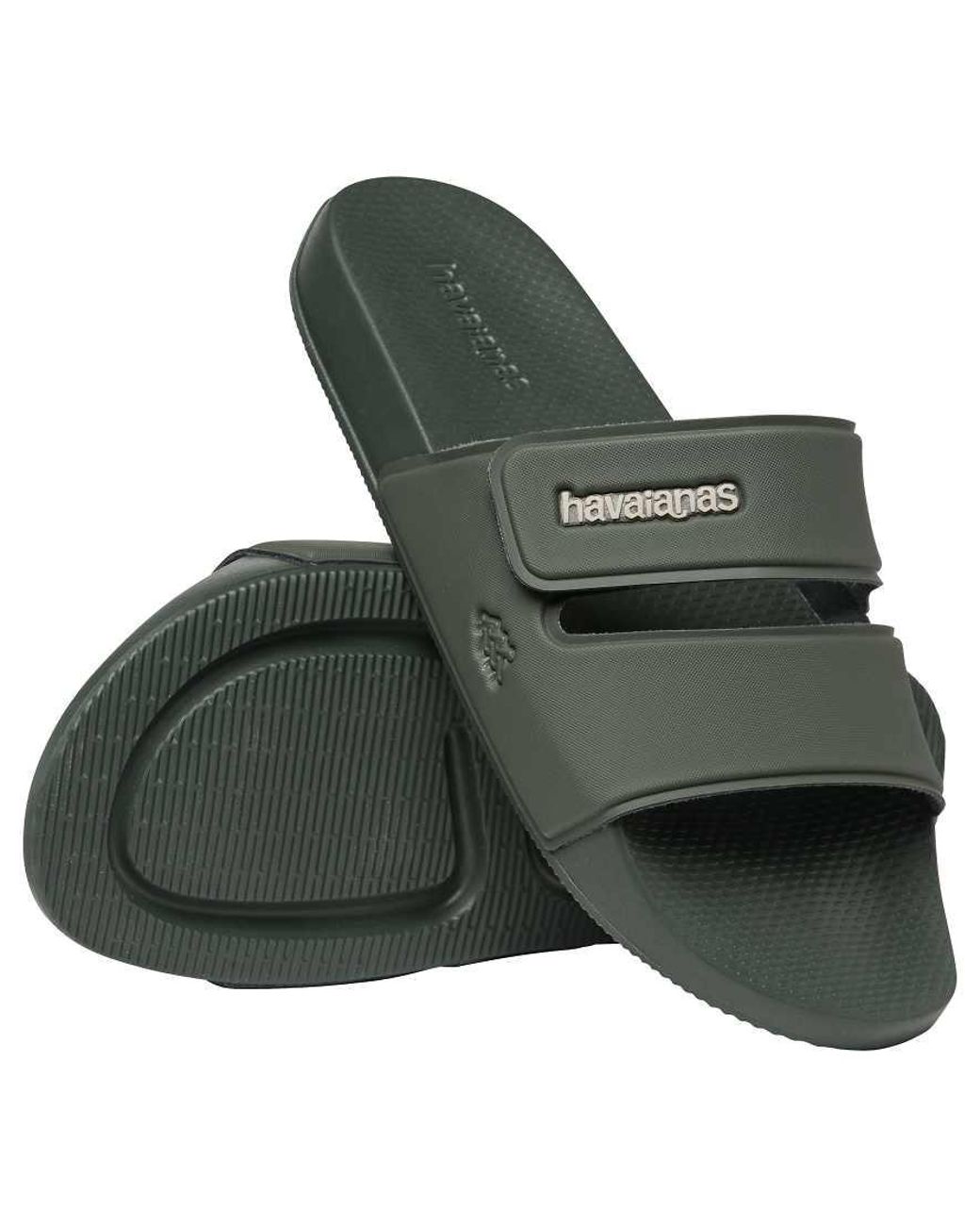 Havaianas Black Slide Strap Slides for men
