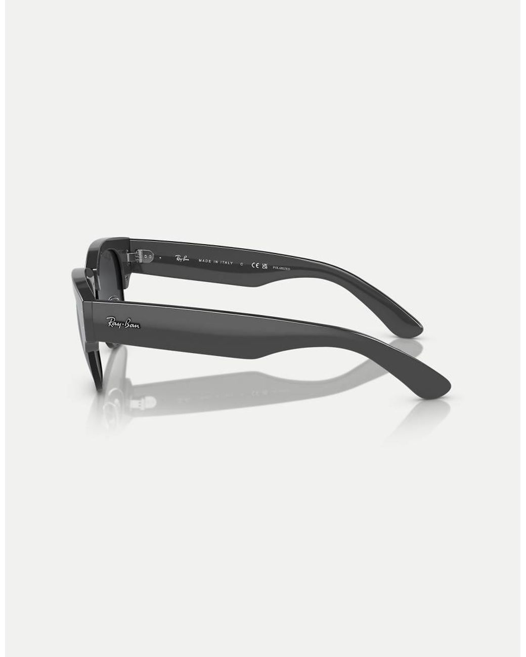 Ray-Ban Black Clubmaster Mega Sunglasses With Polarised Lens