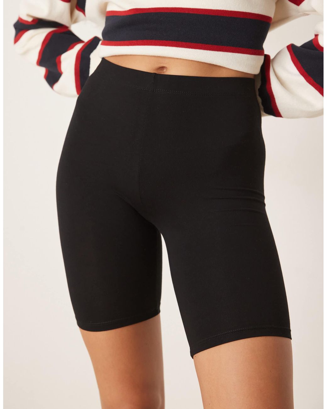 ASOS Black Basic Legging Shorts