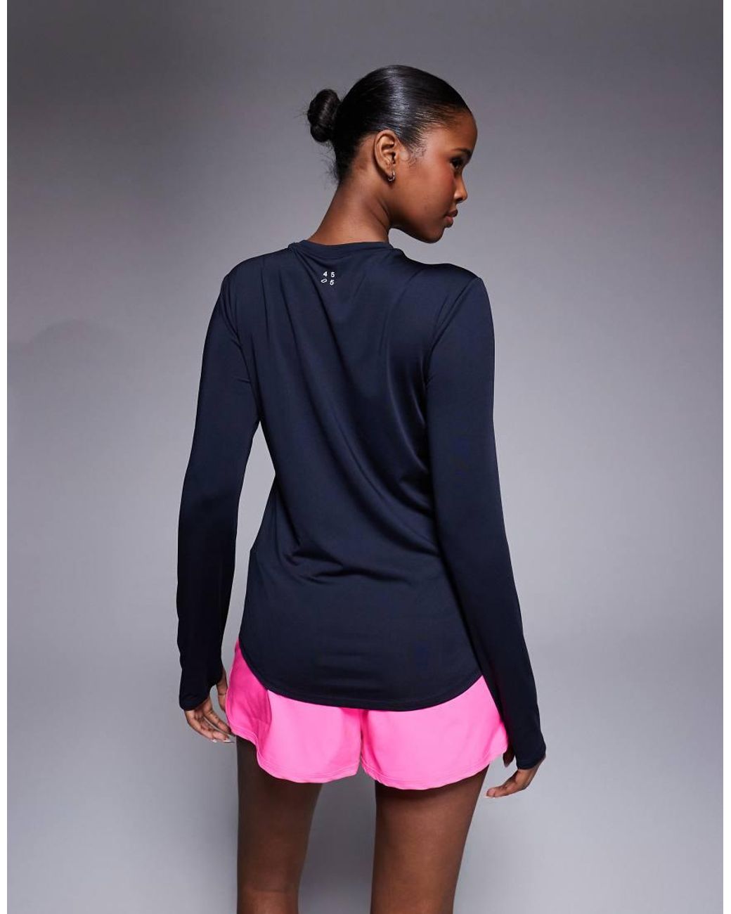 4505 Blue Icon Active Quick Dry Long Sleeve Running Top