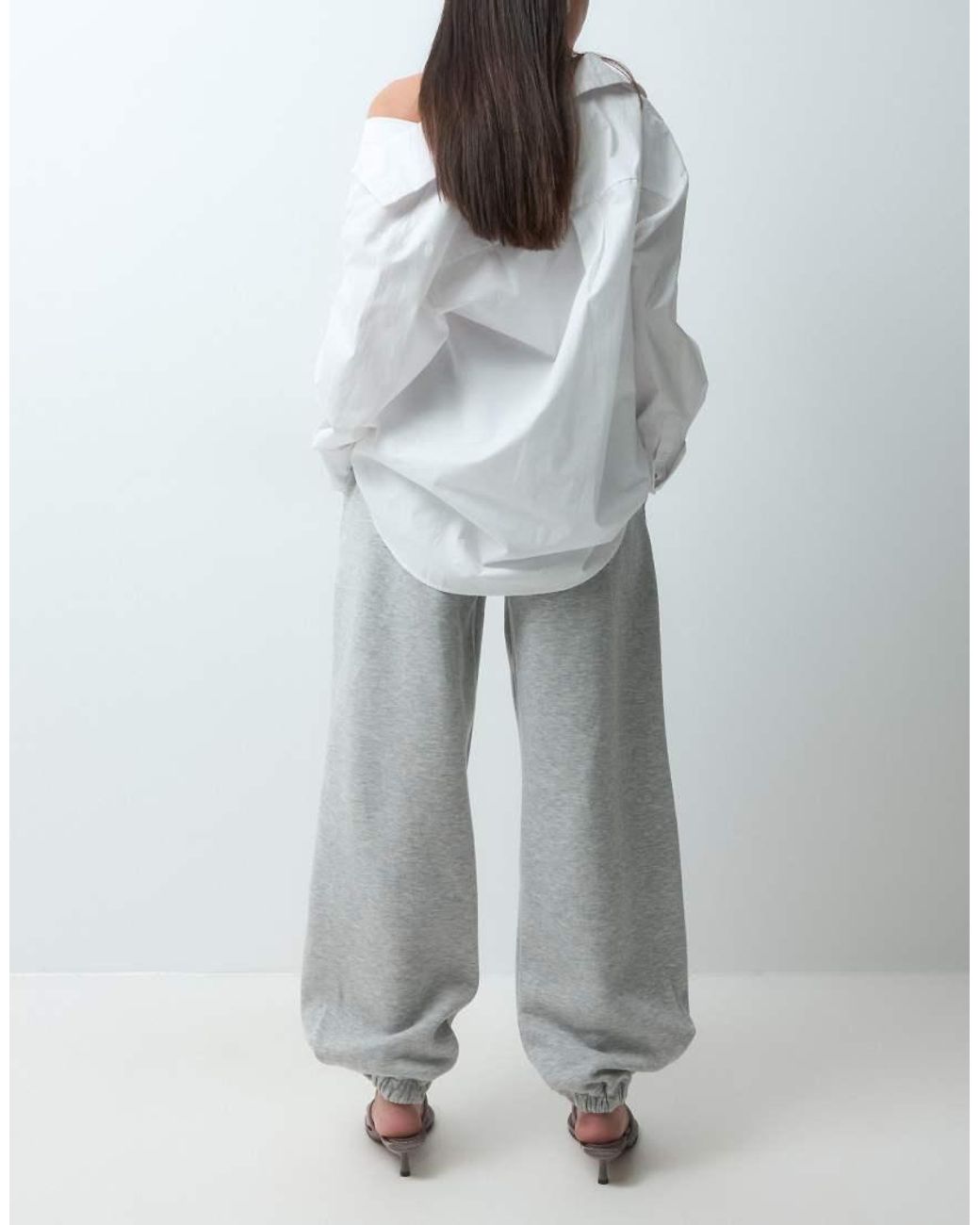ASOS Gray Piping Detail Cuffed joggers