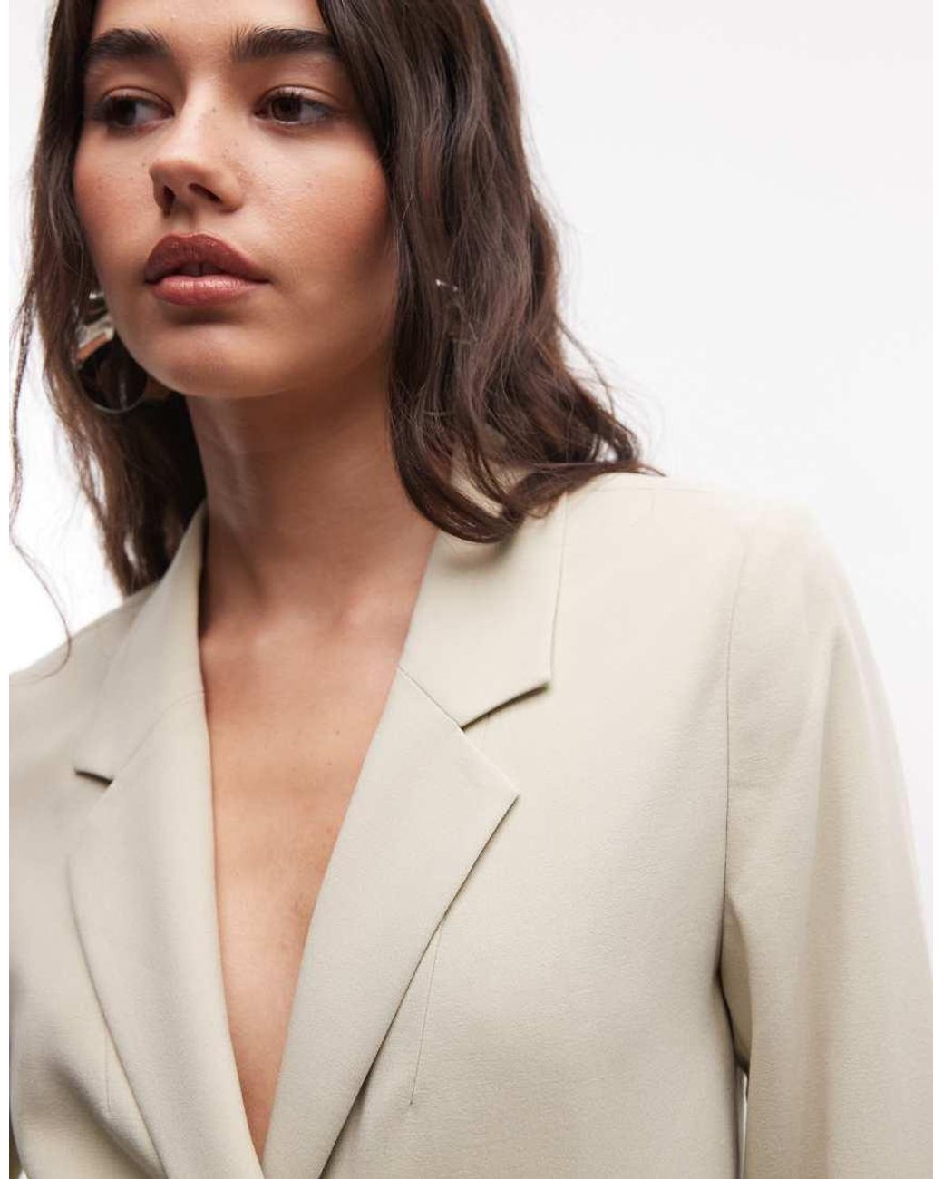 AllSaints Natural Aleida Tri Co-ord Tailored Blazer