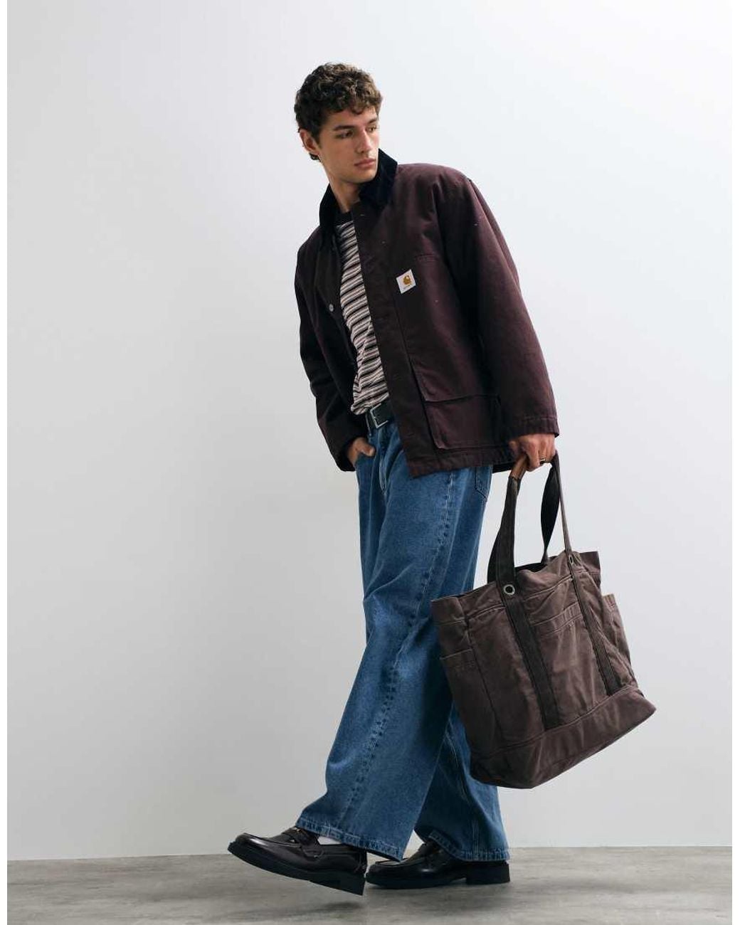 Carhartt Blue Lander Coat for men