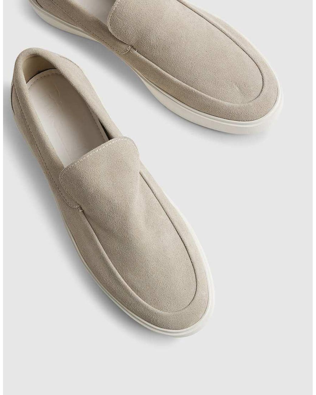 River Island Natural Suede Loafers for men