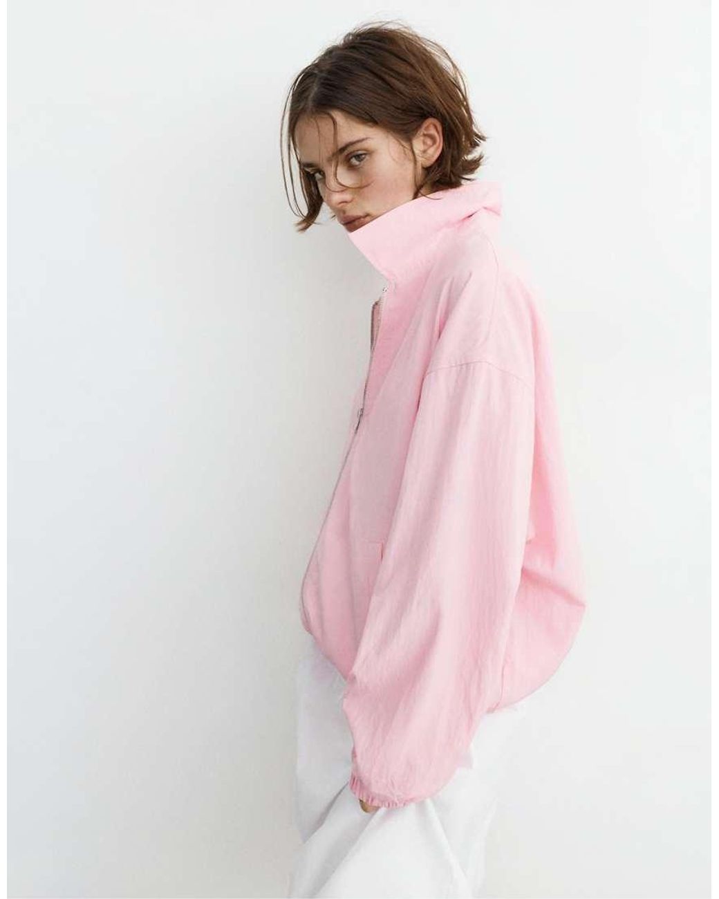 Pull&Bear Pink Fluid Tailored Jacket