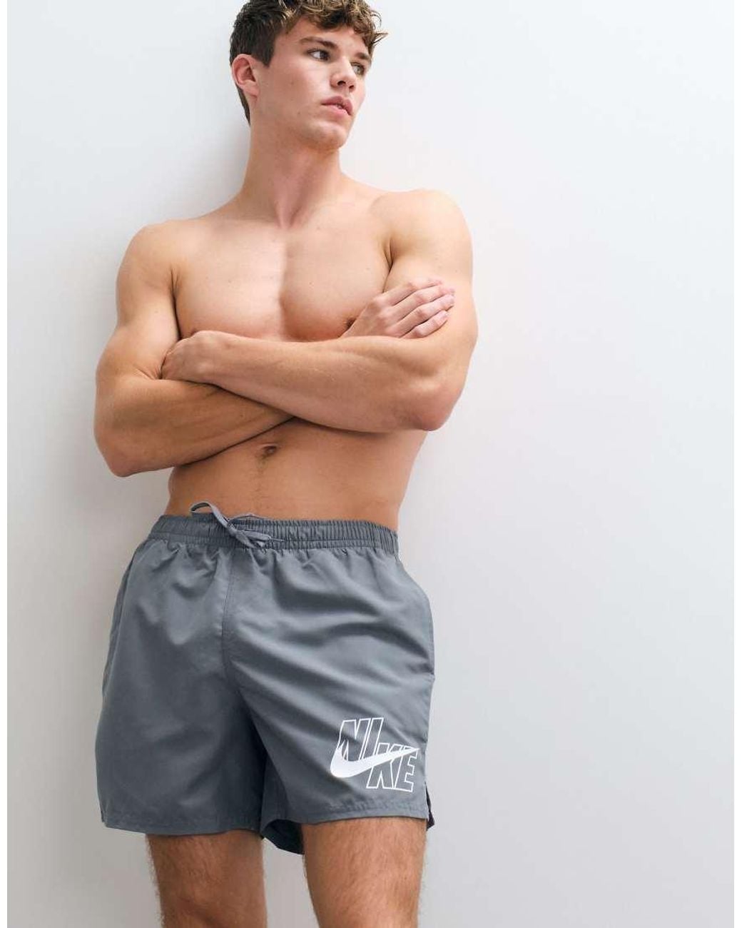 Nike Blue Nike Swim 5"" Volley Short for men