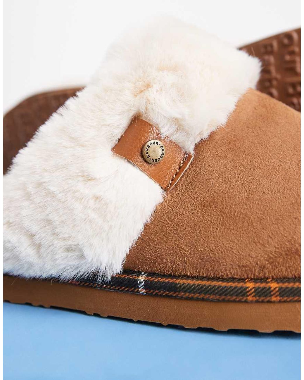 Barbour Natural Claudia Mule Slippers