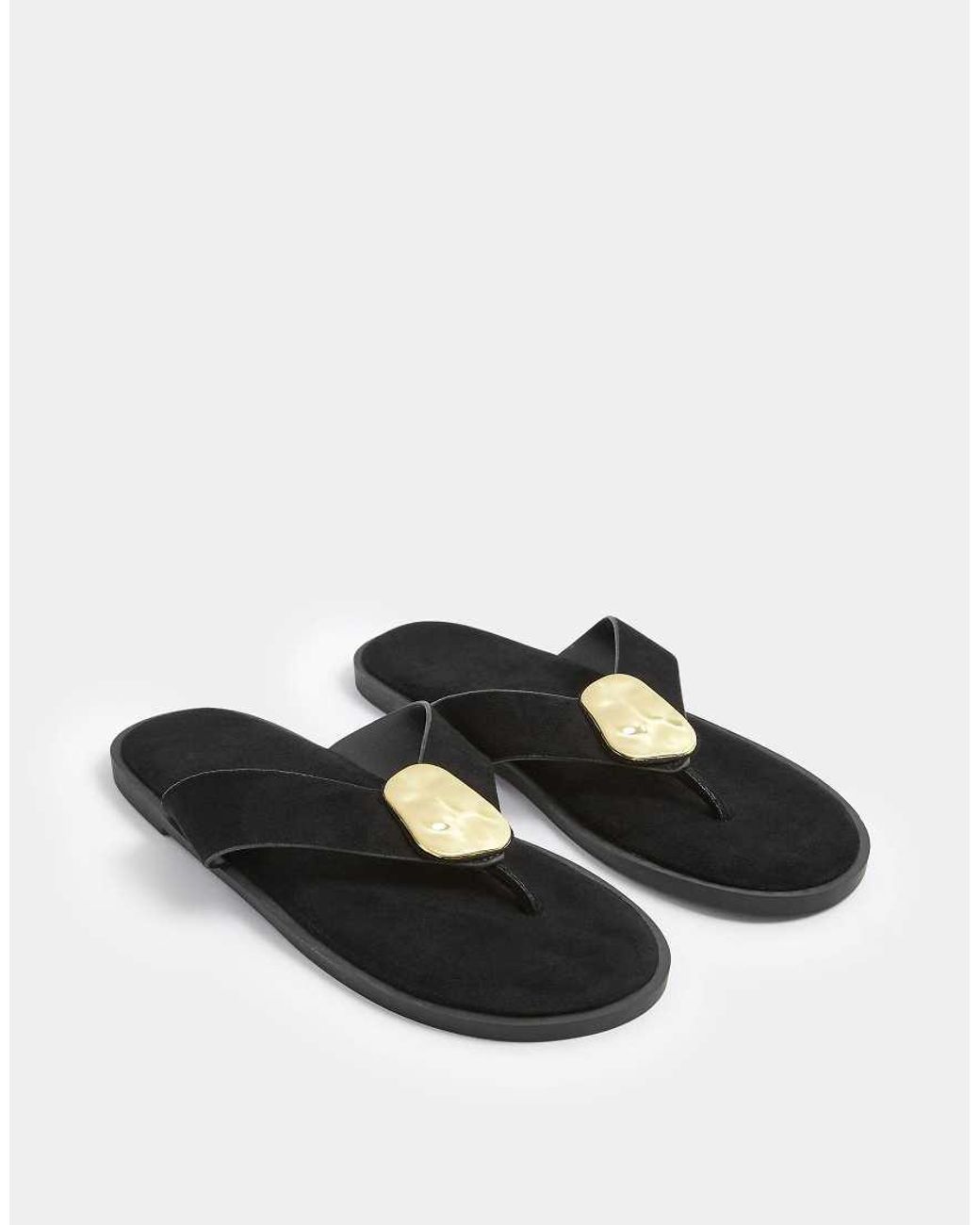 Yours Clothing White Disk Sandals