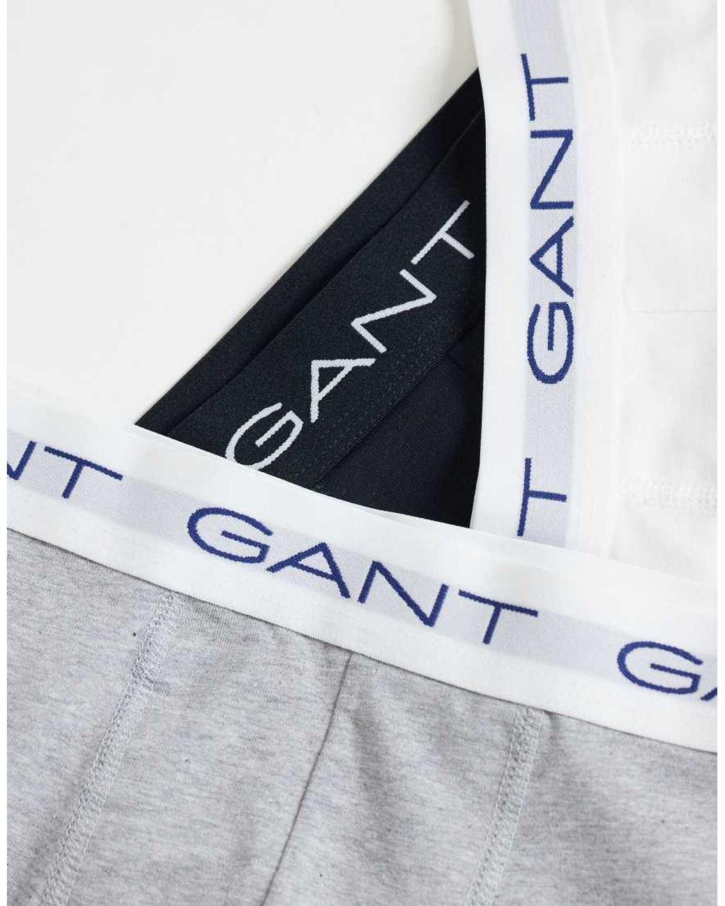Gant Gray 3-pack Trunks for men