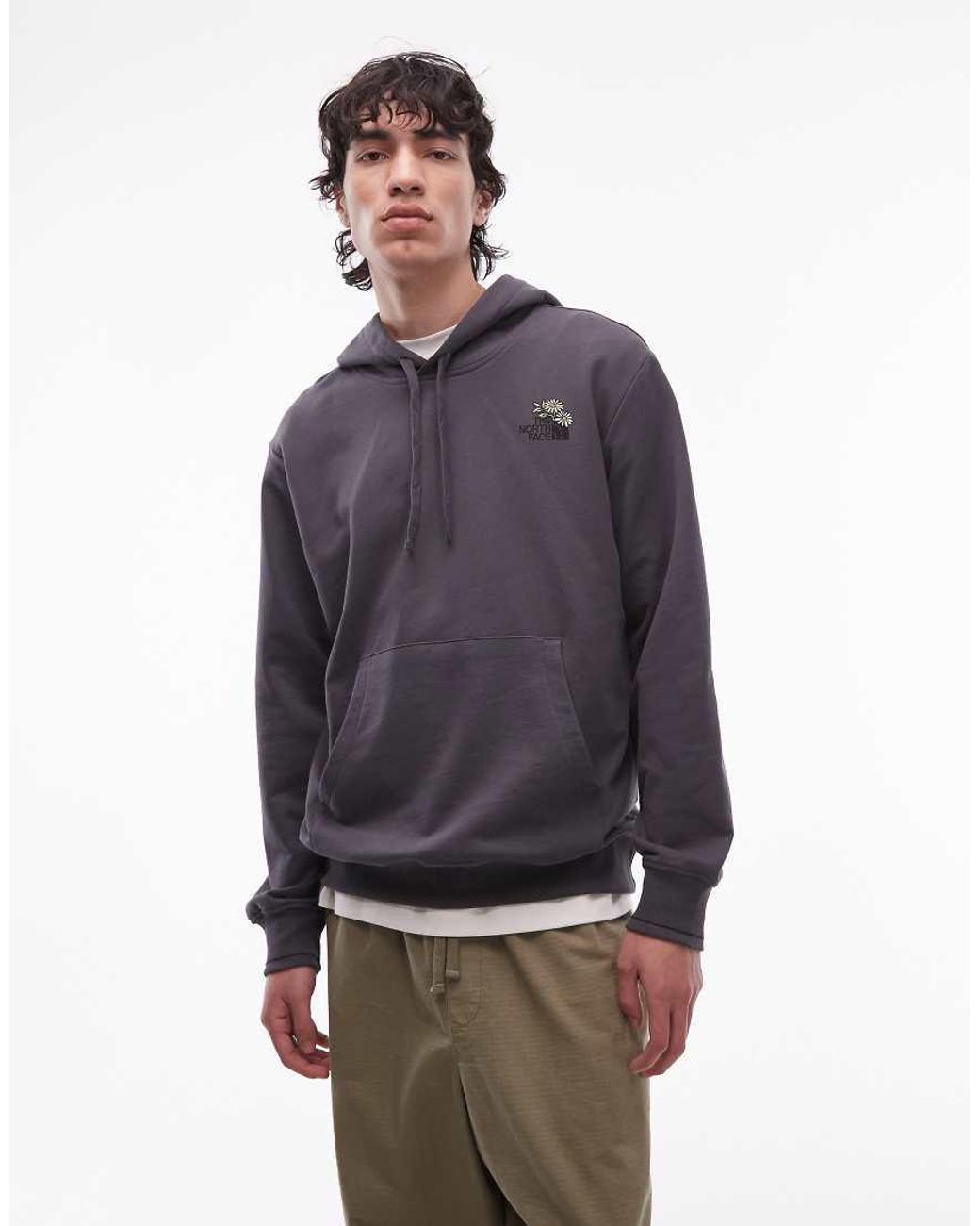 The North Face Blue Flower Dome Logo Hoodie for men
