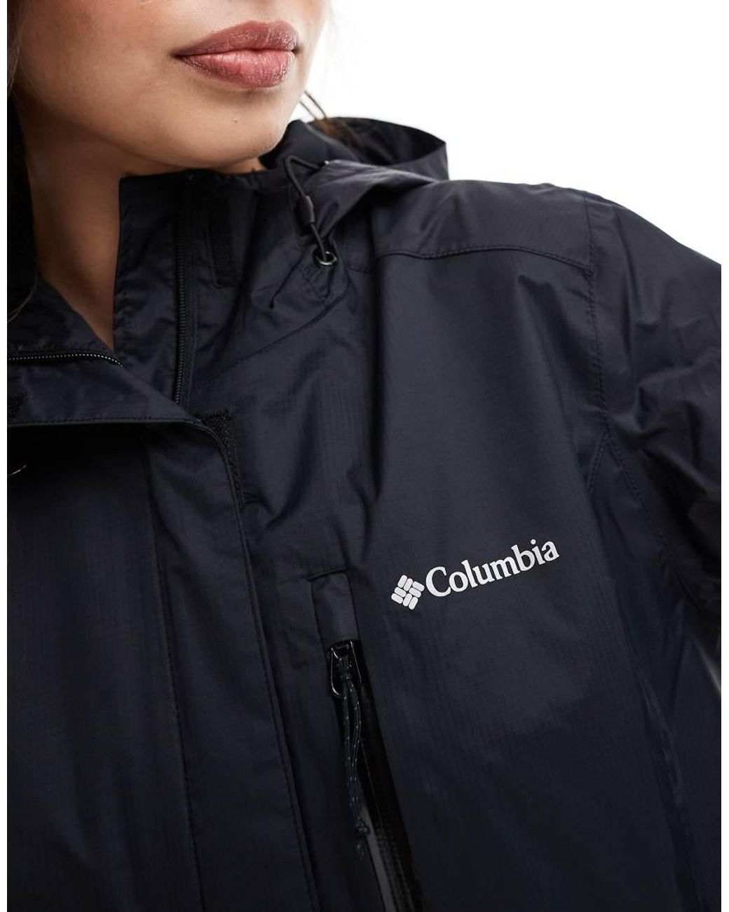 Columbia Blue Pouring Adventure Jacket