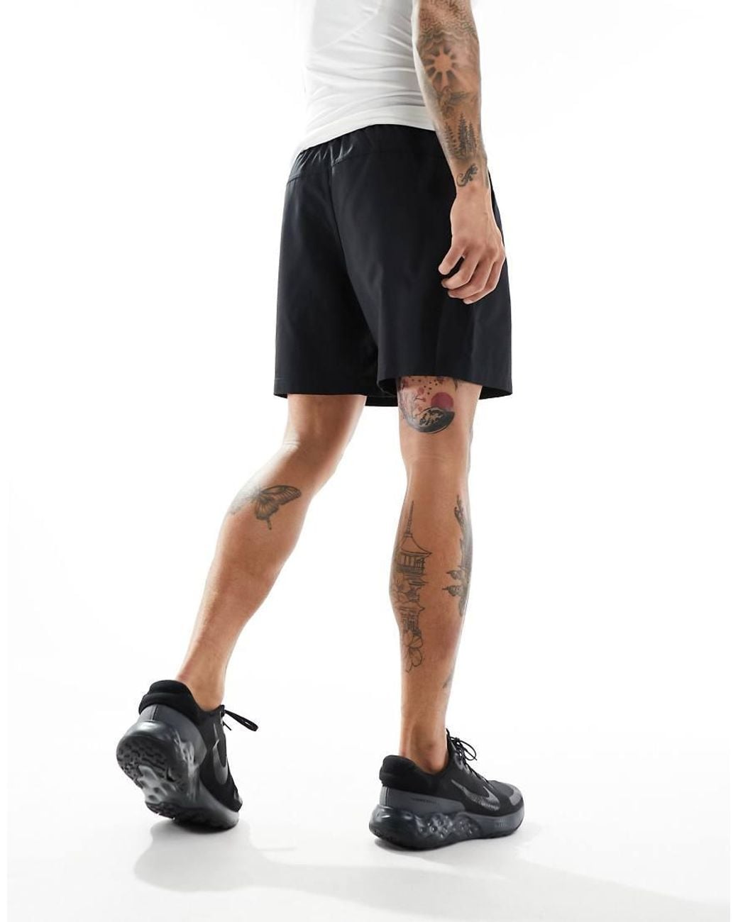 Nike Black Dri-fit Form Unlined 7 Inch Shorts for men