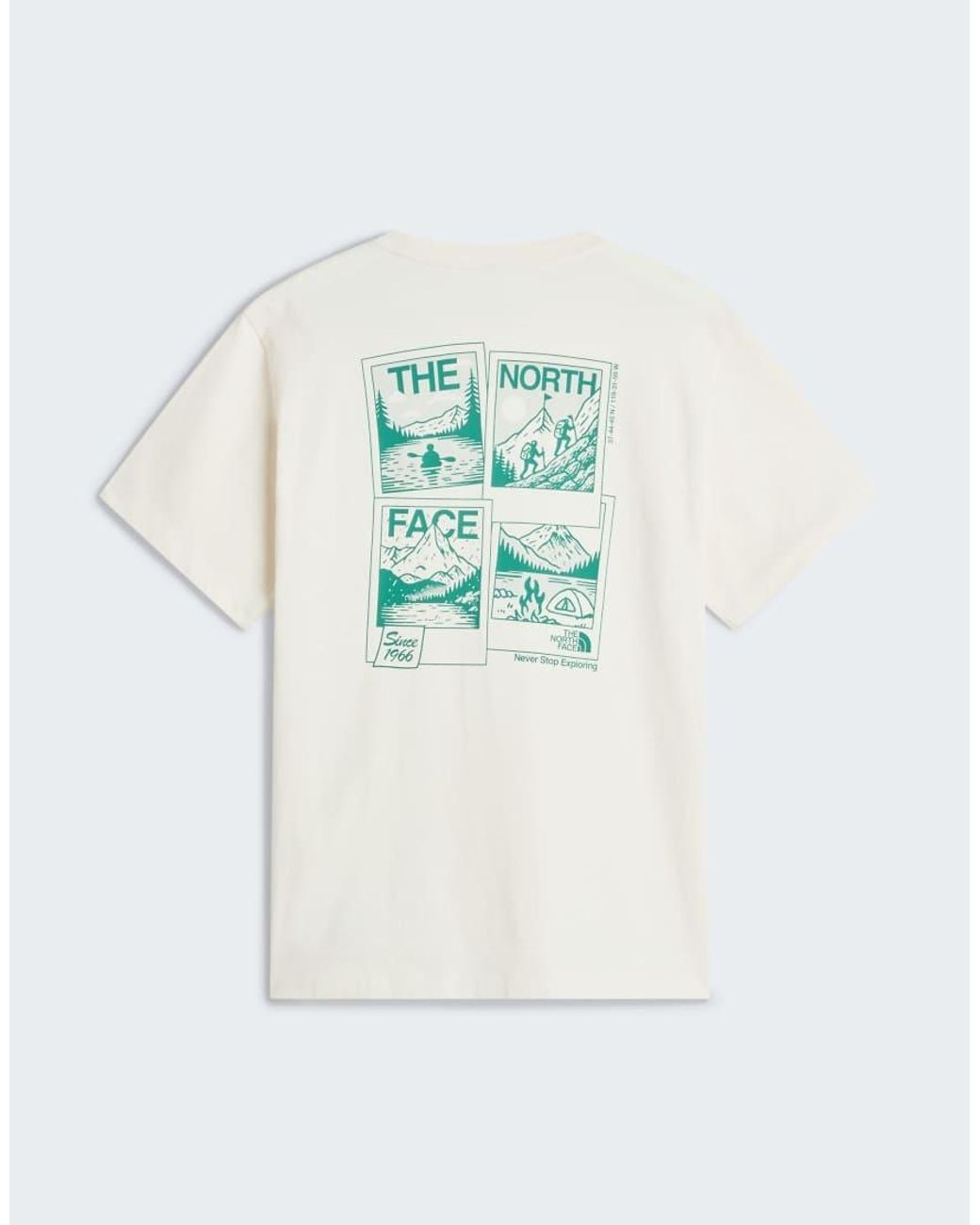 The North Face White M Photo Souvenir Relaxed Ss Tee for men