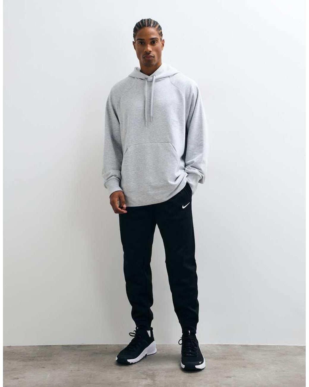 Nike Gray Nac Dri-Fit Hoodie for men