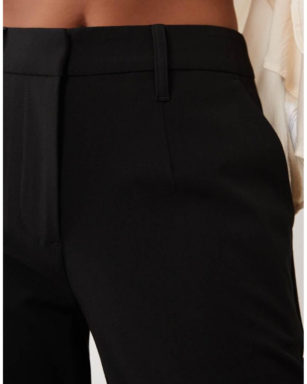ASOS Black Petite Tailored Snatch Flare