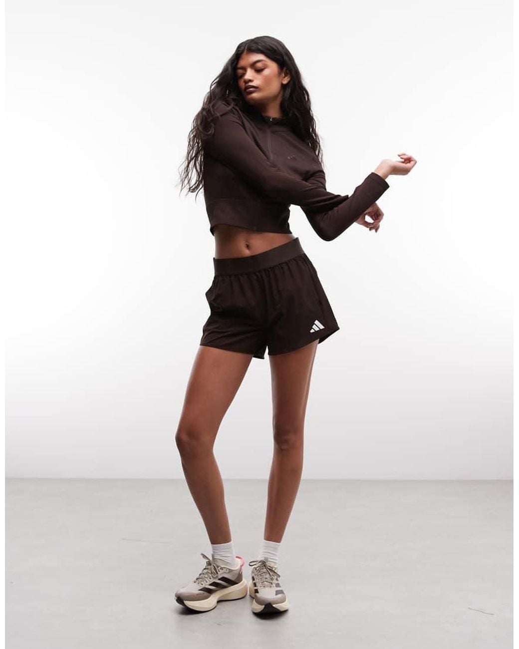 Adidas Originals Natural Adidas Training Pacer Shorts