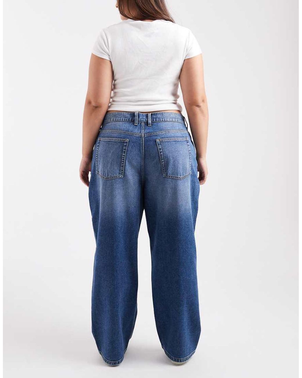 Collusion Blue X001 Plus Antifit Mid Rise Jean