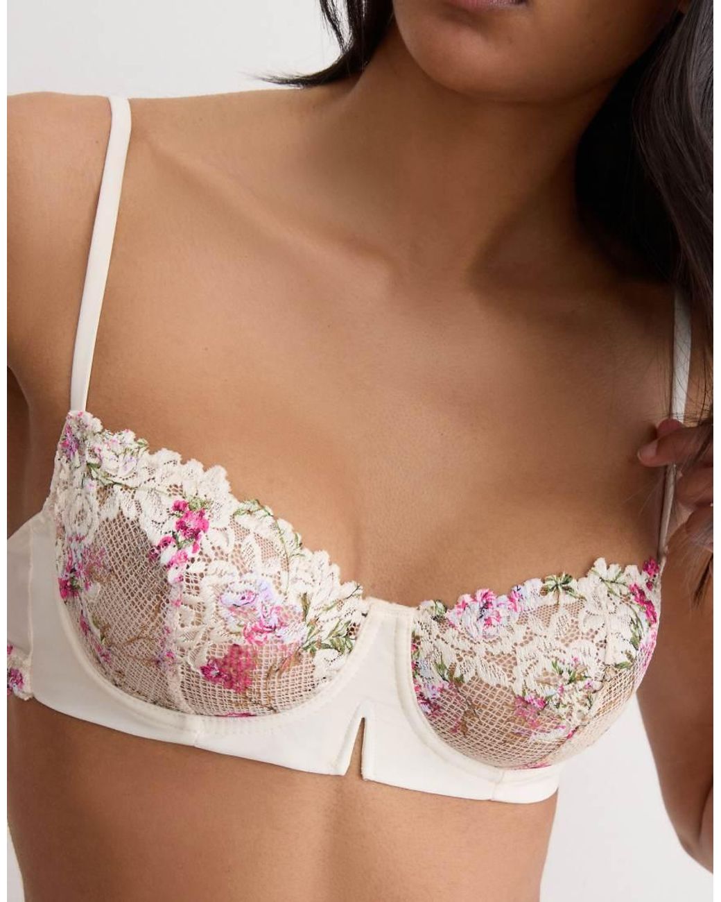 Intimissimi Brown Denise Stampa Pretty Flowers Bra