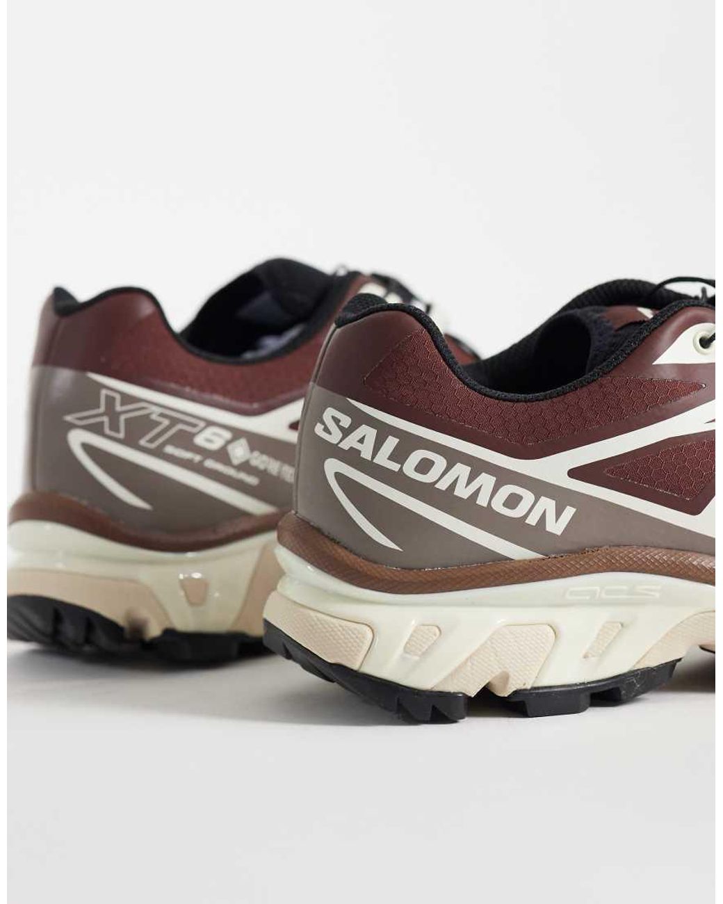 Salomon Brown Xt-6 Gtx Trainers