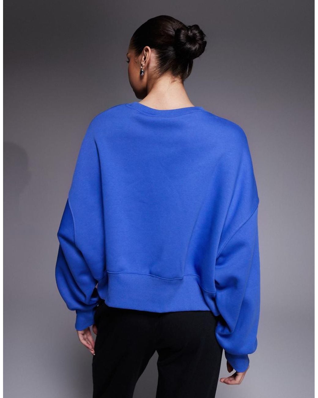 Nike Blue Phoenix Fleece Over-oversized Sweatshirt