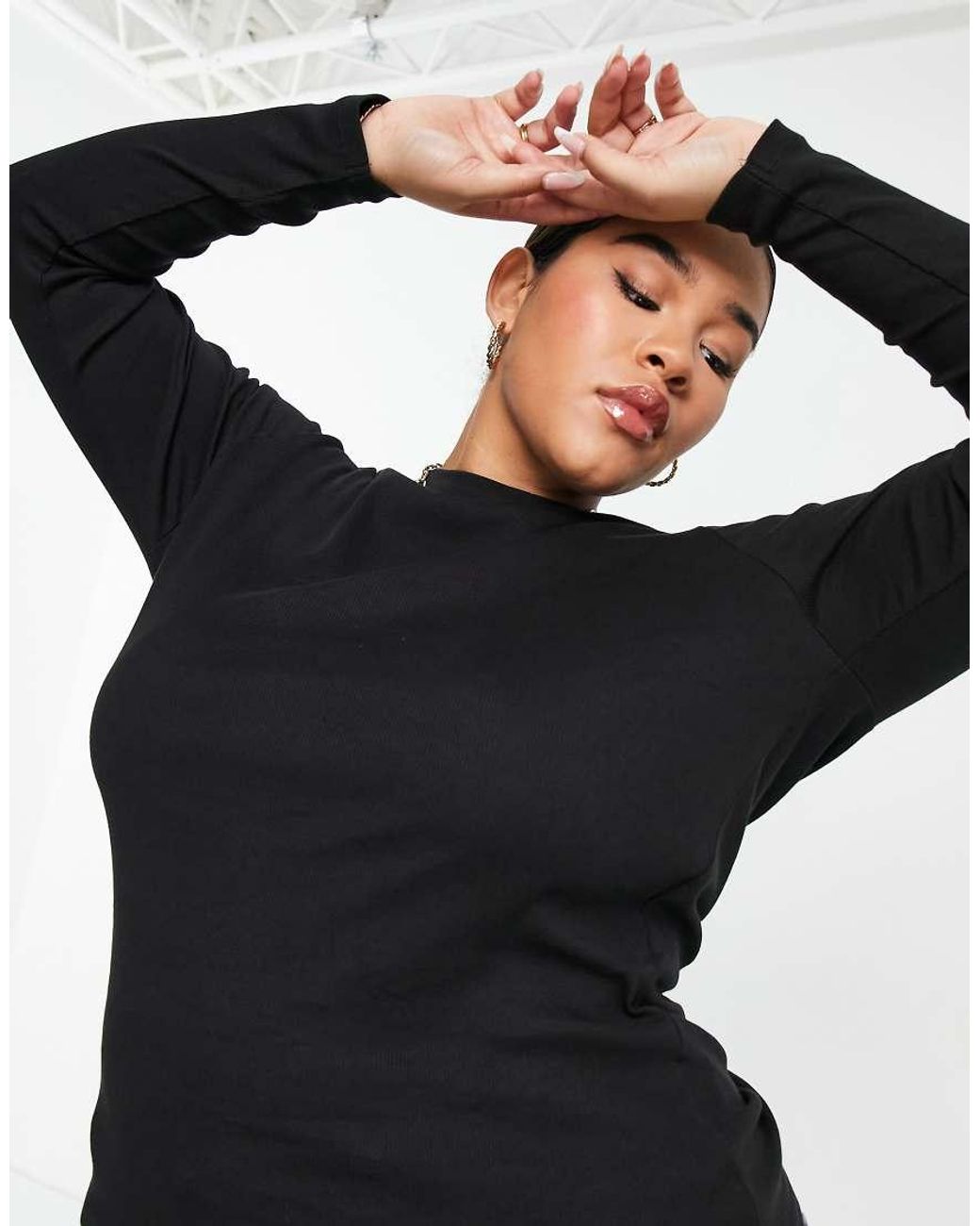Cotton On Black Cotton:On Curve Long Sleeve Tee