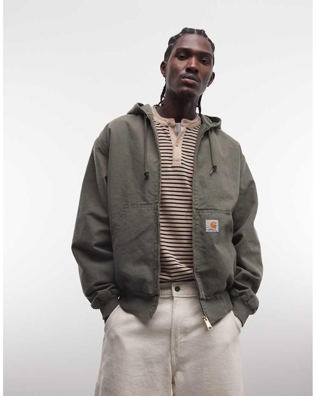 Carhartt Gray Og Active Jacket for men