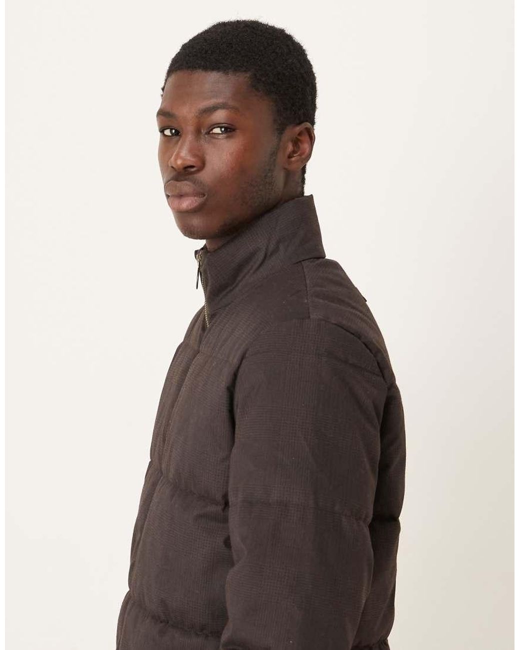 Barbour Brown Northwood Puffer Jacket for men