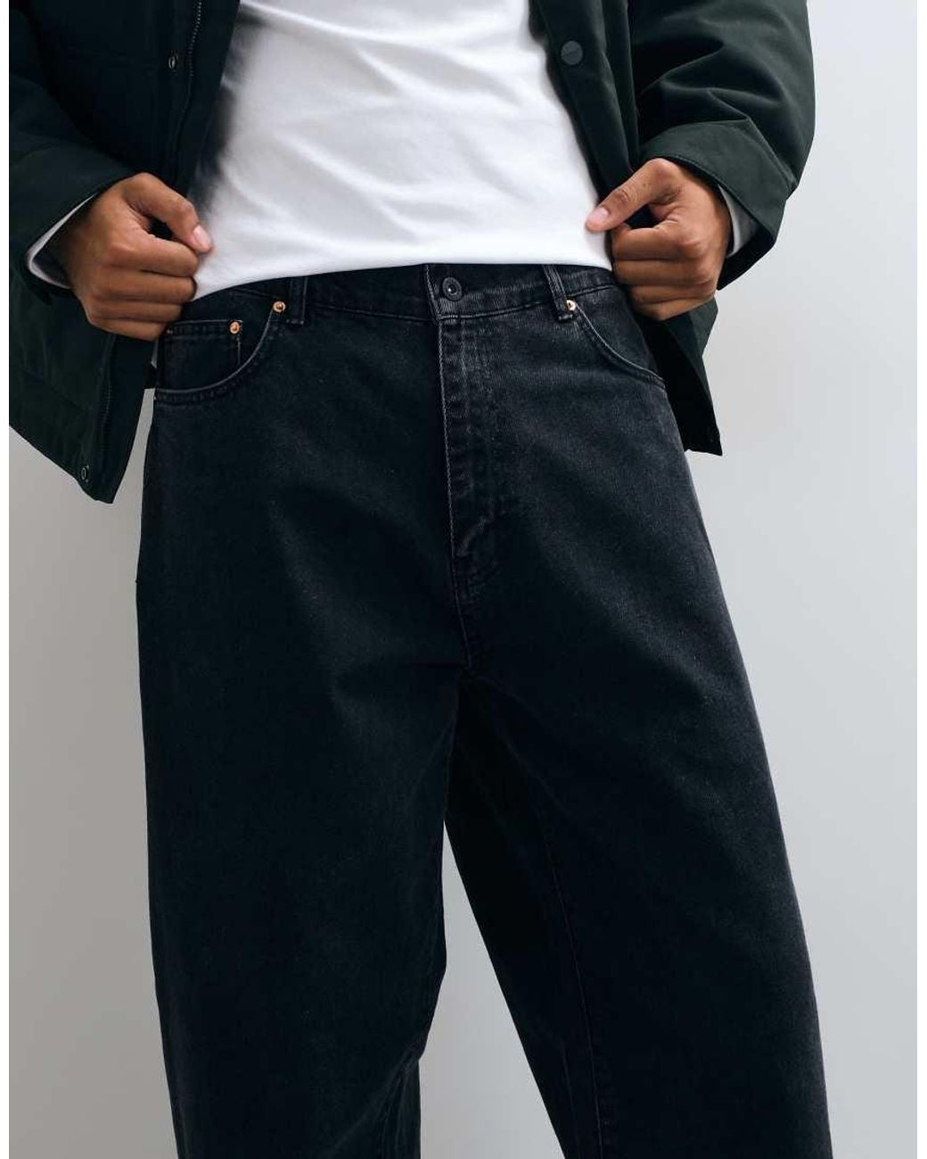 Stan Ray Blue Wide Leg 5 Jeans for men