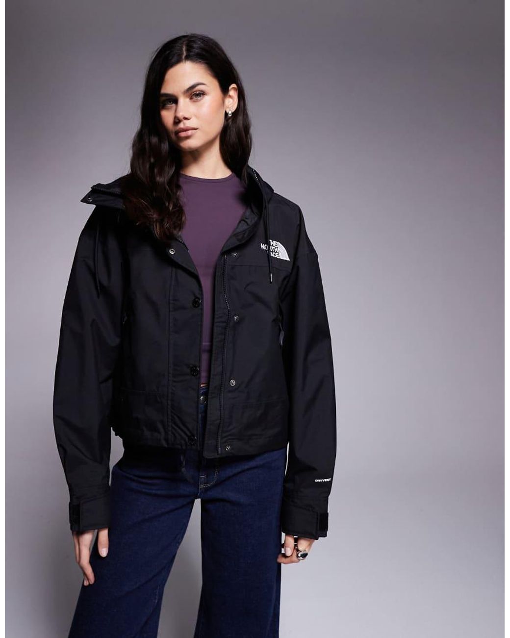 The North Face Black Reign On Waterproof Jacket