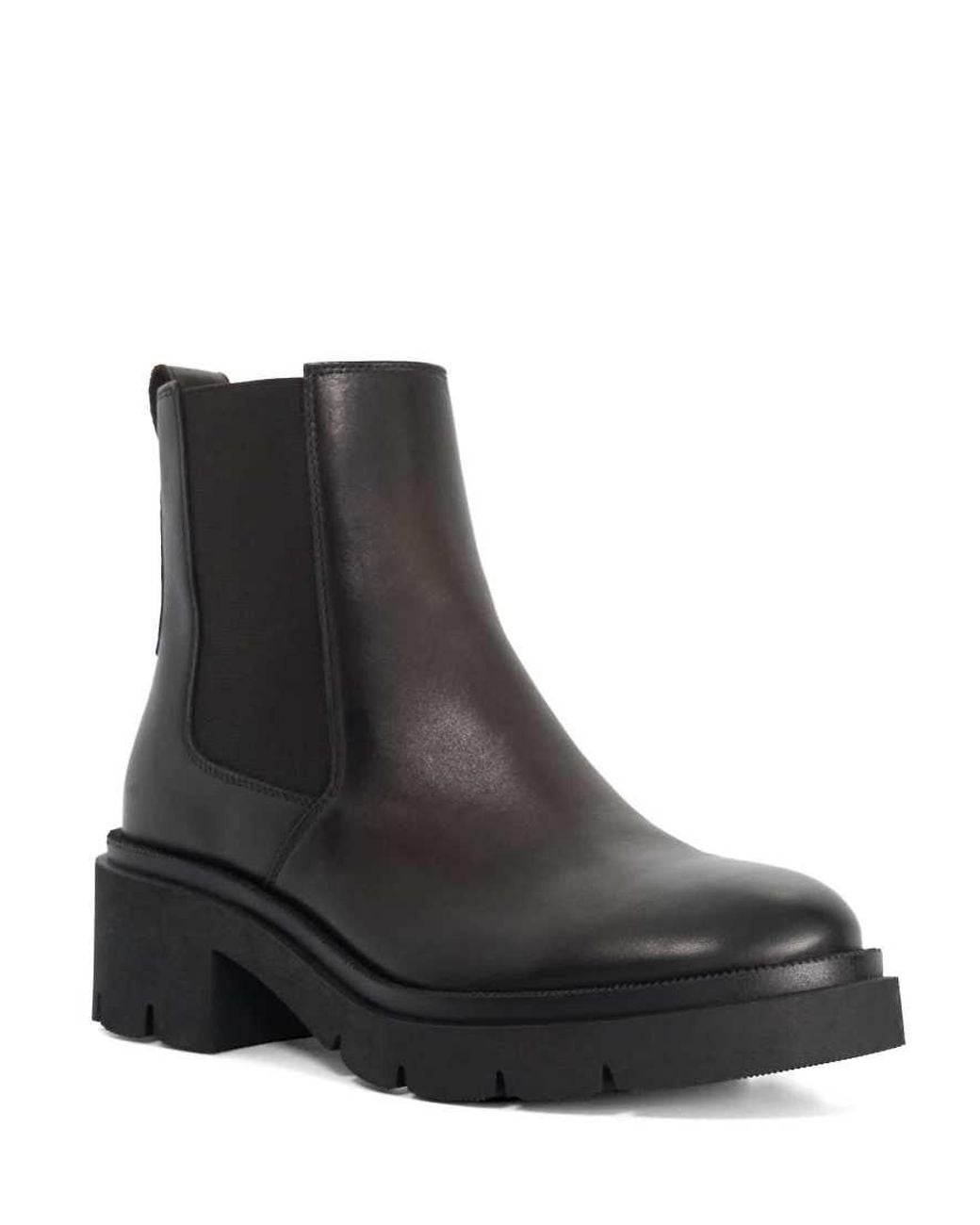 Dune Black Padelle Ankle Boots