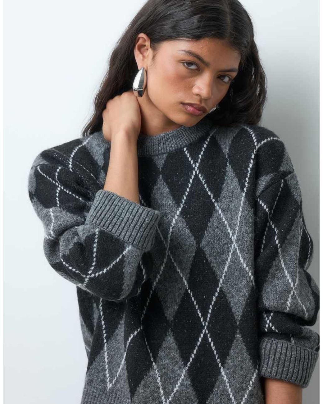Jdy Blue Crew Neck Jumper