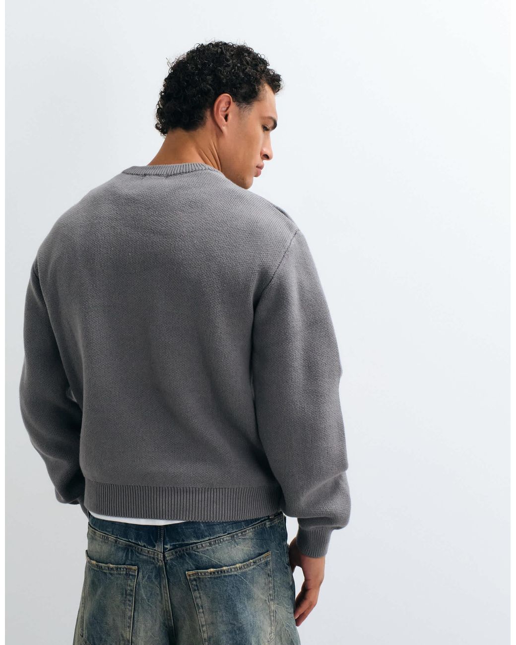 Weekday Pullover in Gray für Herren