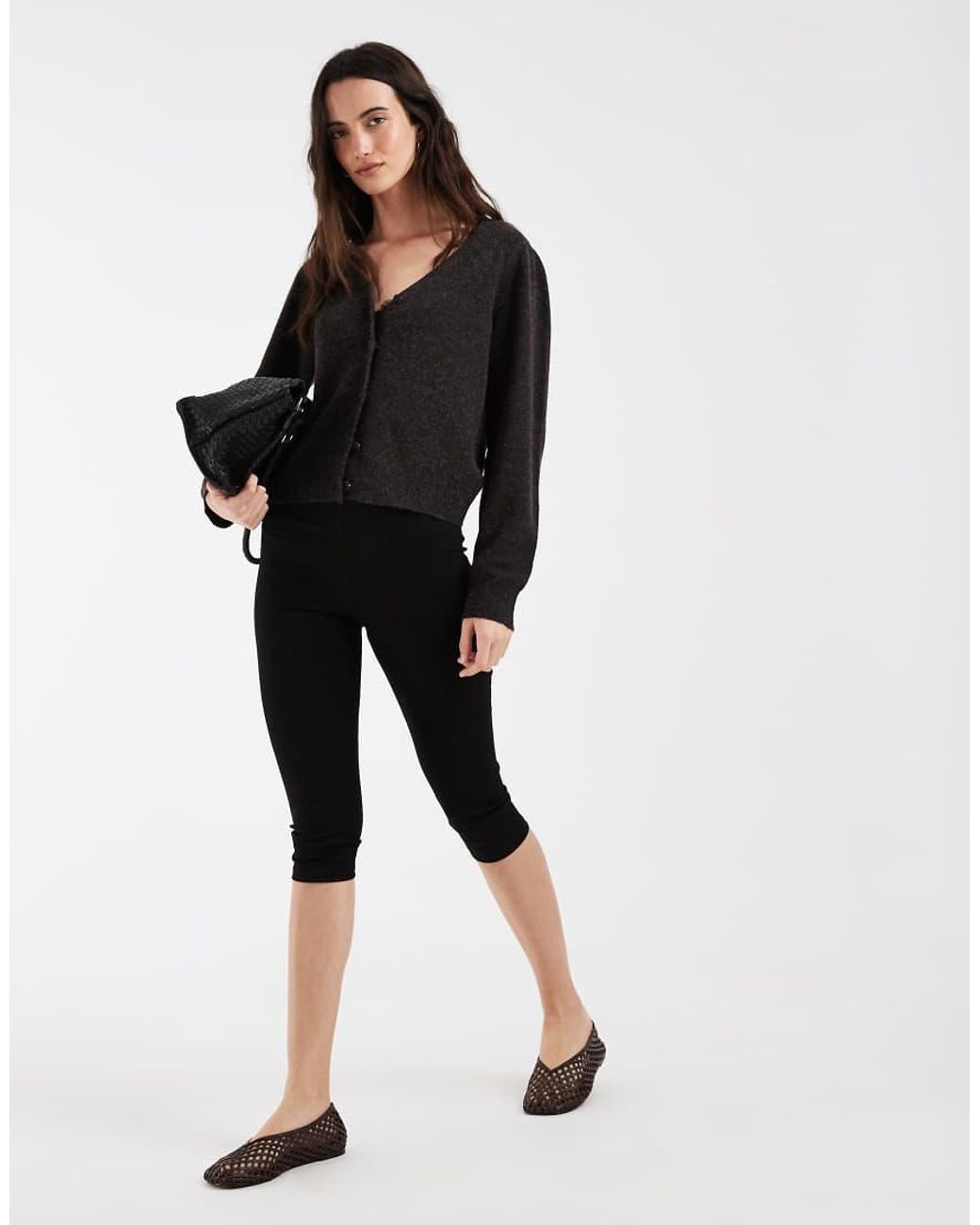 Vero Moda Black V Neck Knitted Cardigan