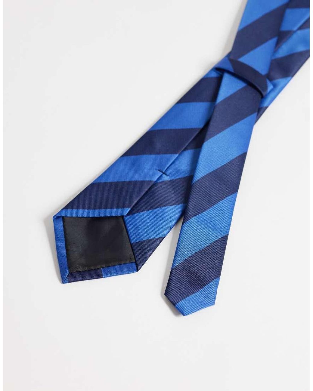 Corbata A Rayas ASOS de hombre de color Blue