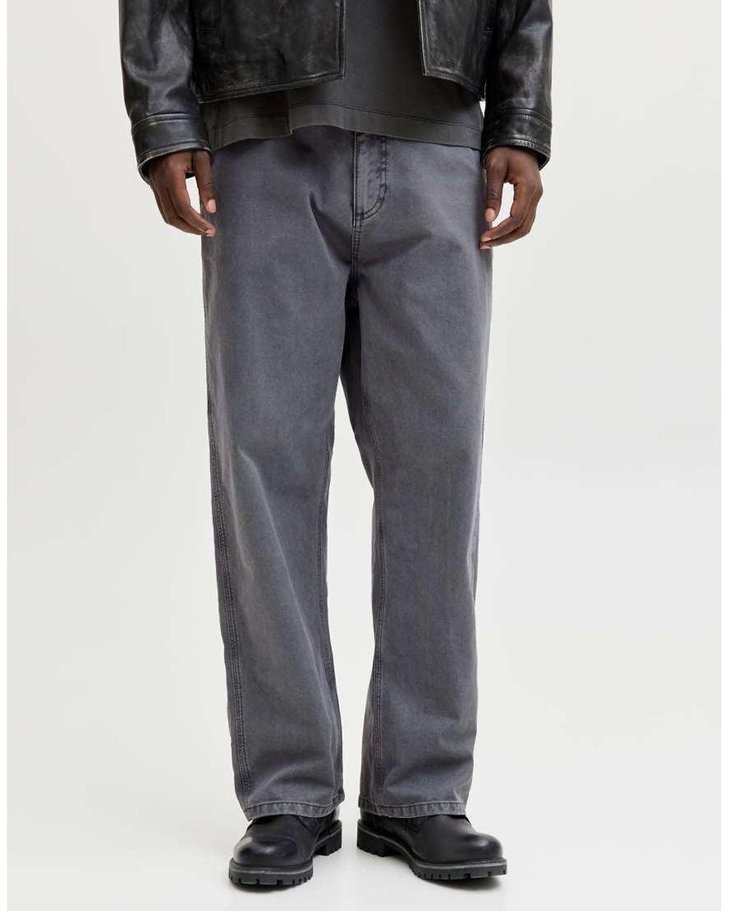 Jack & Jones Gray Trousers for men