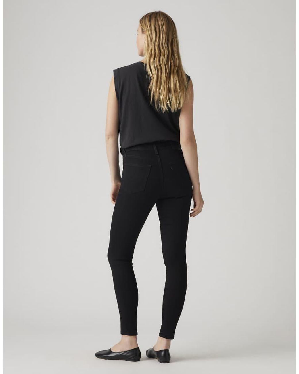 Levi's Black 721 High-Rise Skinny Jeans