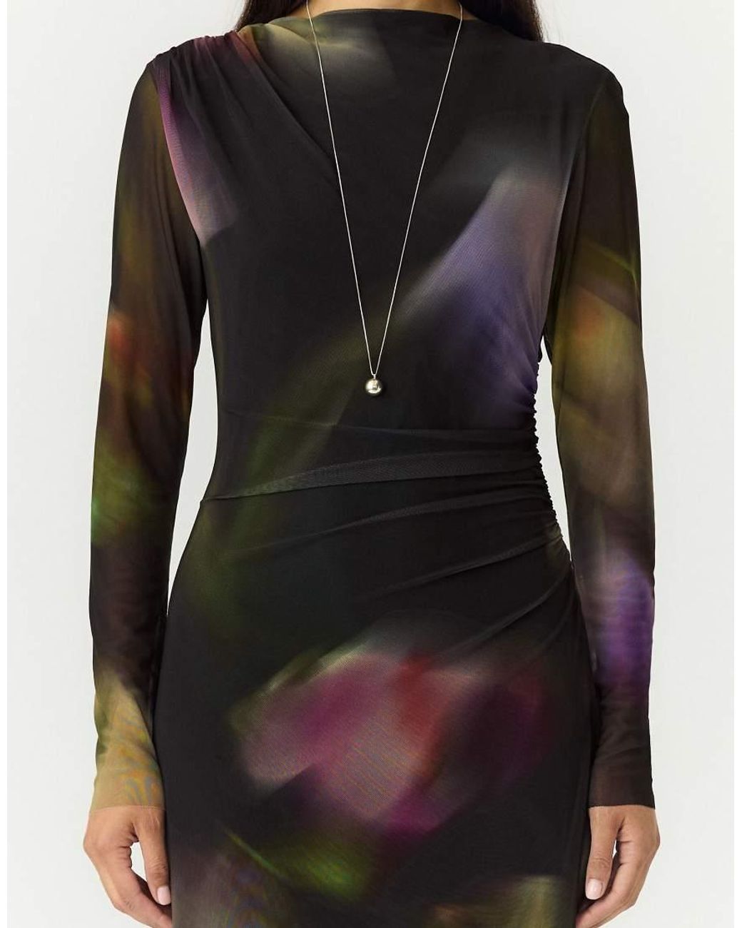 Y.A.S Black Midi Dress