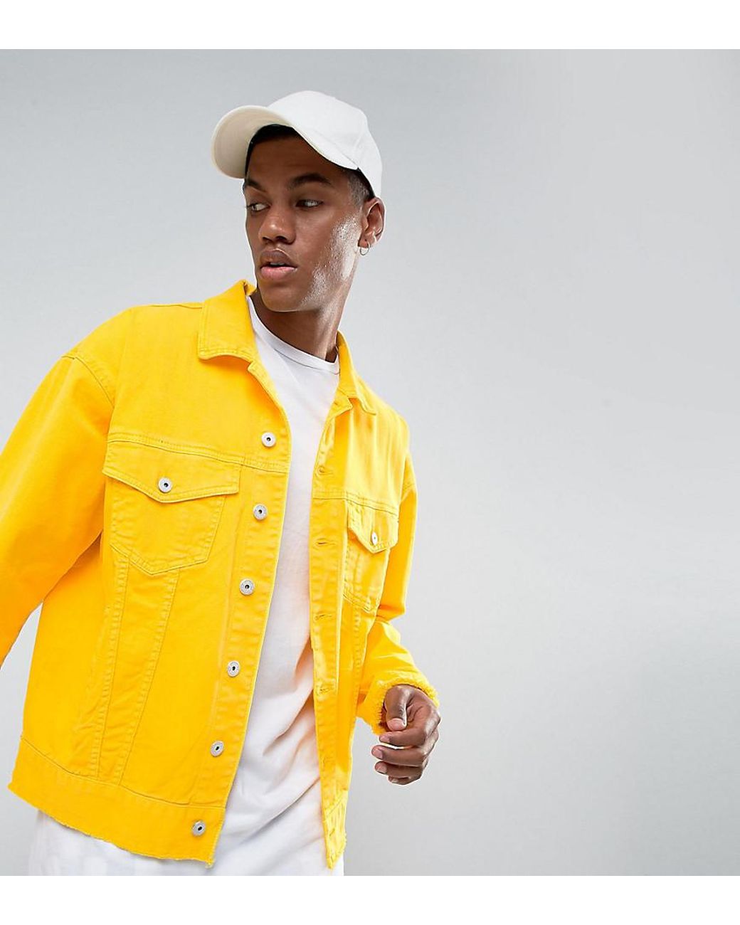 SSENSE Exclusive Yellow & Black Denim Jacket by Ottolinger on Sale-totobed.com.vn