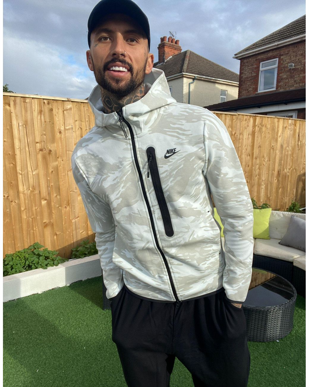 white camo tech fleece