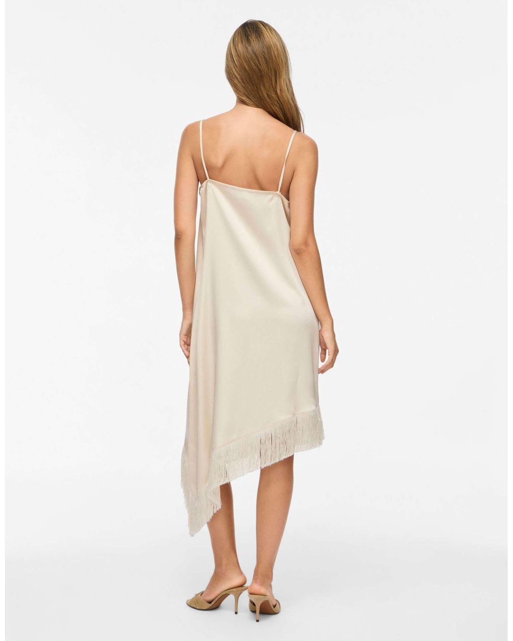 Vila White Slipkleid