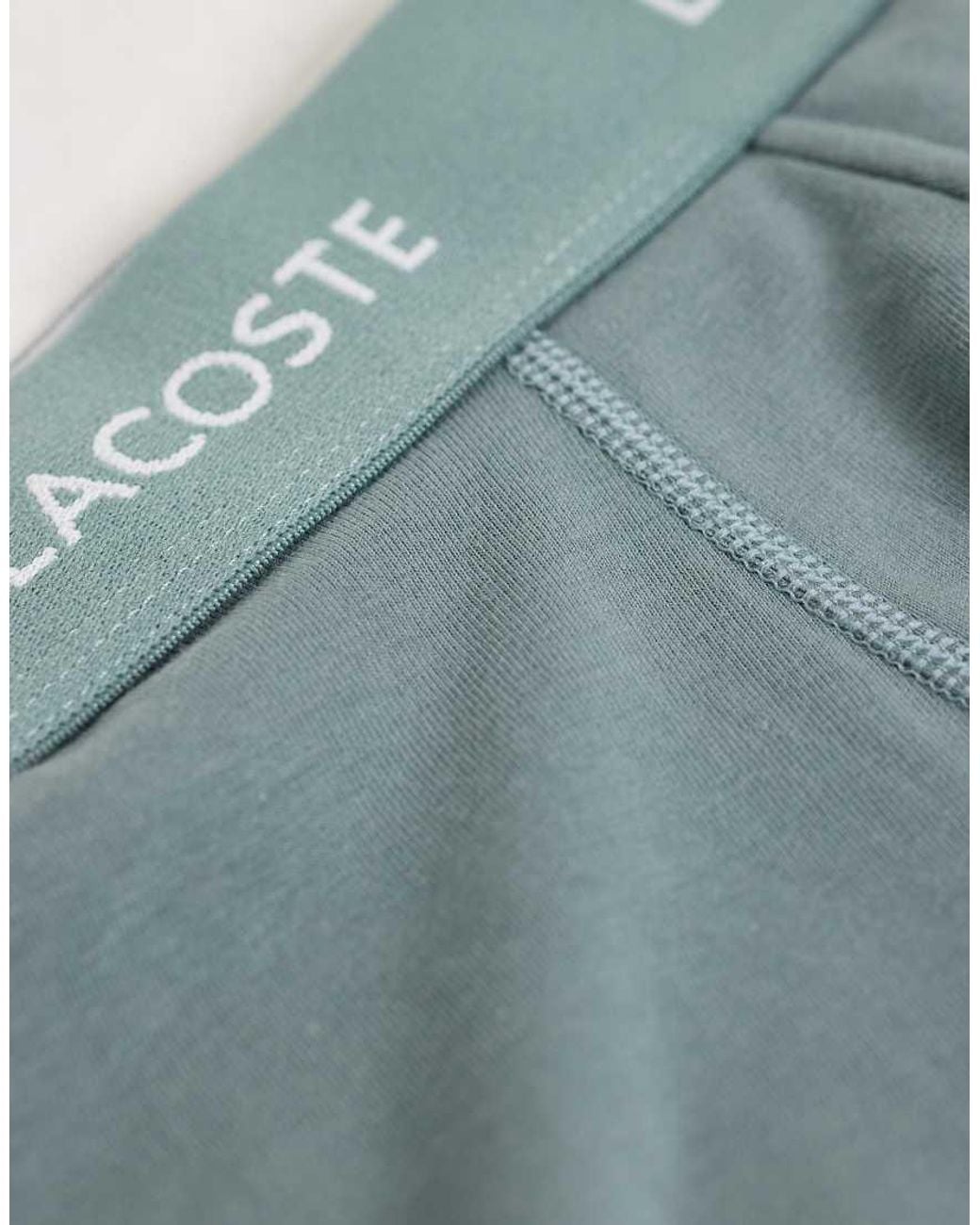 Lacoste Set Van 3 Trunks Van Stretchkatoen in het Green voor heren