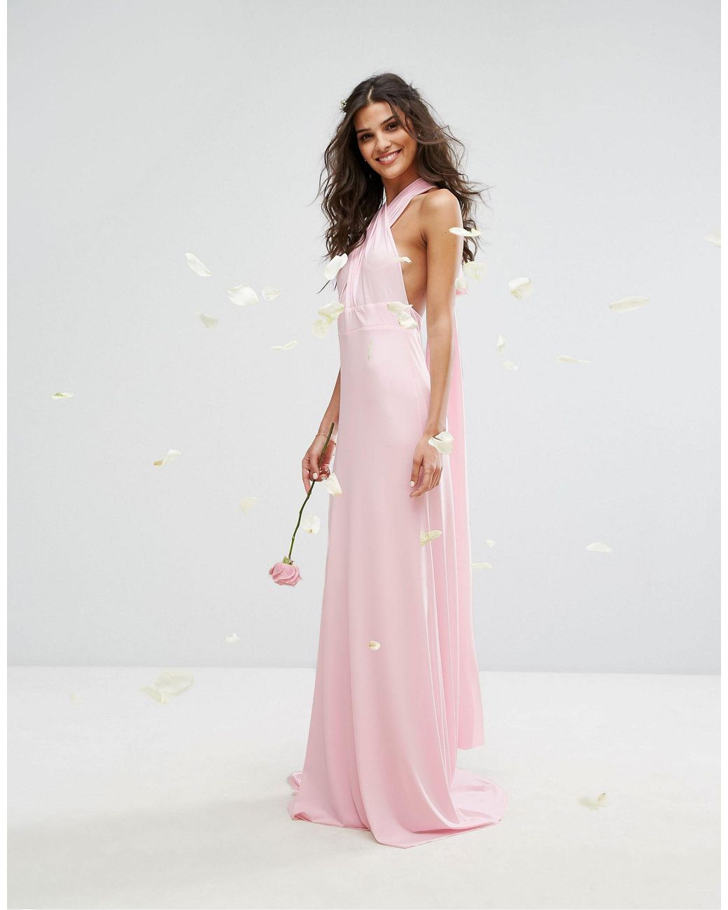 multiway maxi bridesmaid dress