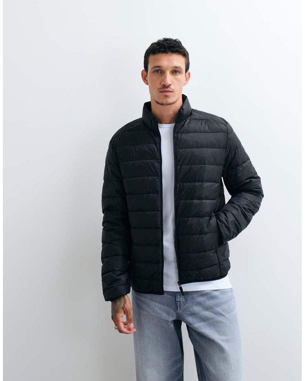 Jack & Jones Blue Down Puffer Jacket for men