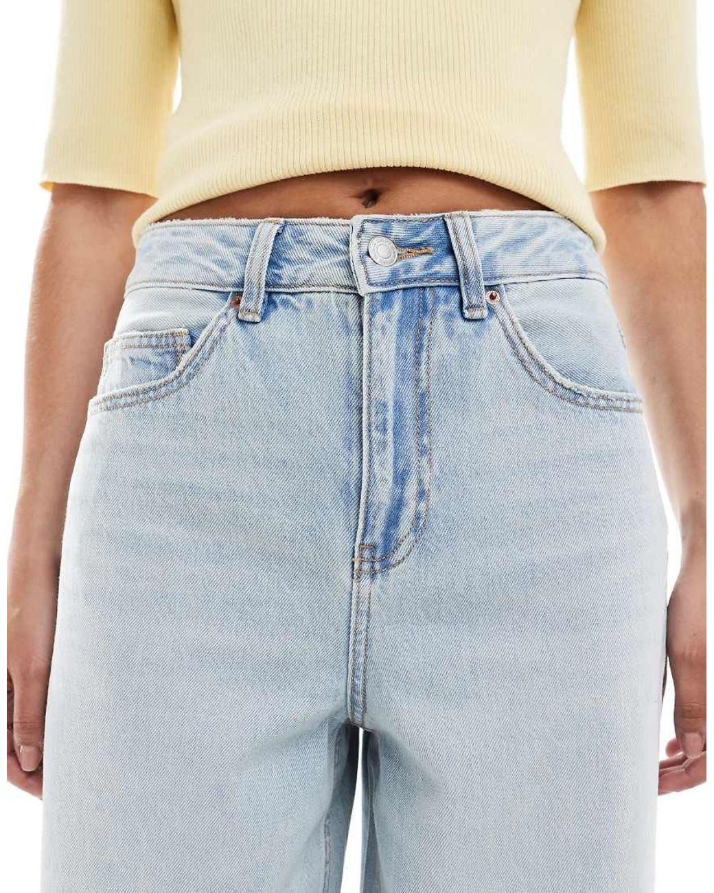 Vero Moda Blue Billie Barrel Leg Jeans
