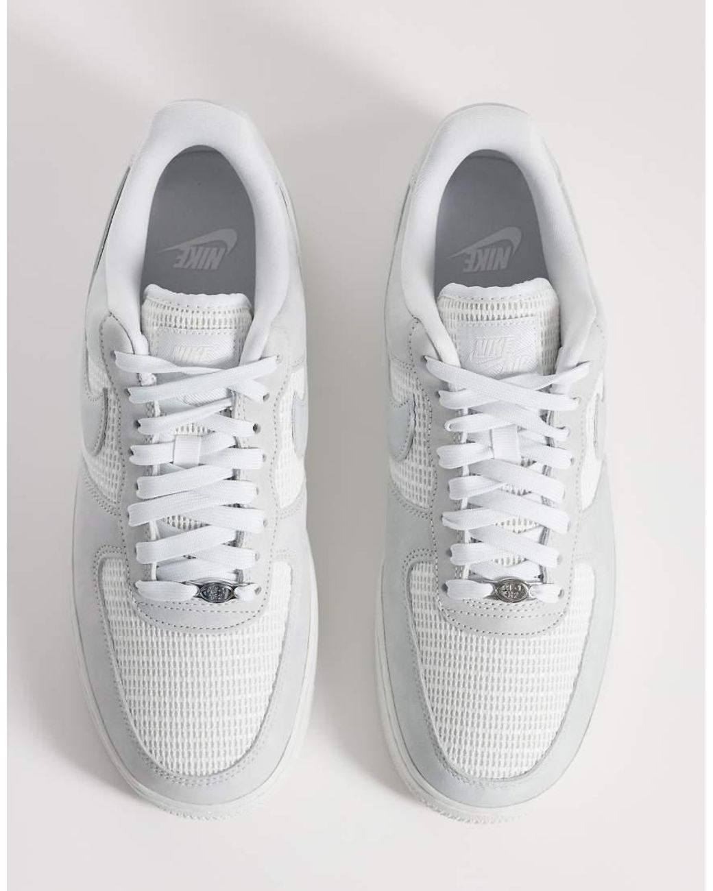 Nike White Air Force 1'07 Lv8 Woven Trainers for men