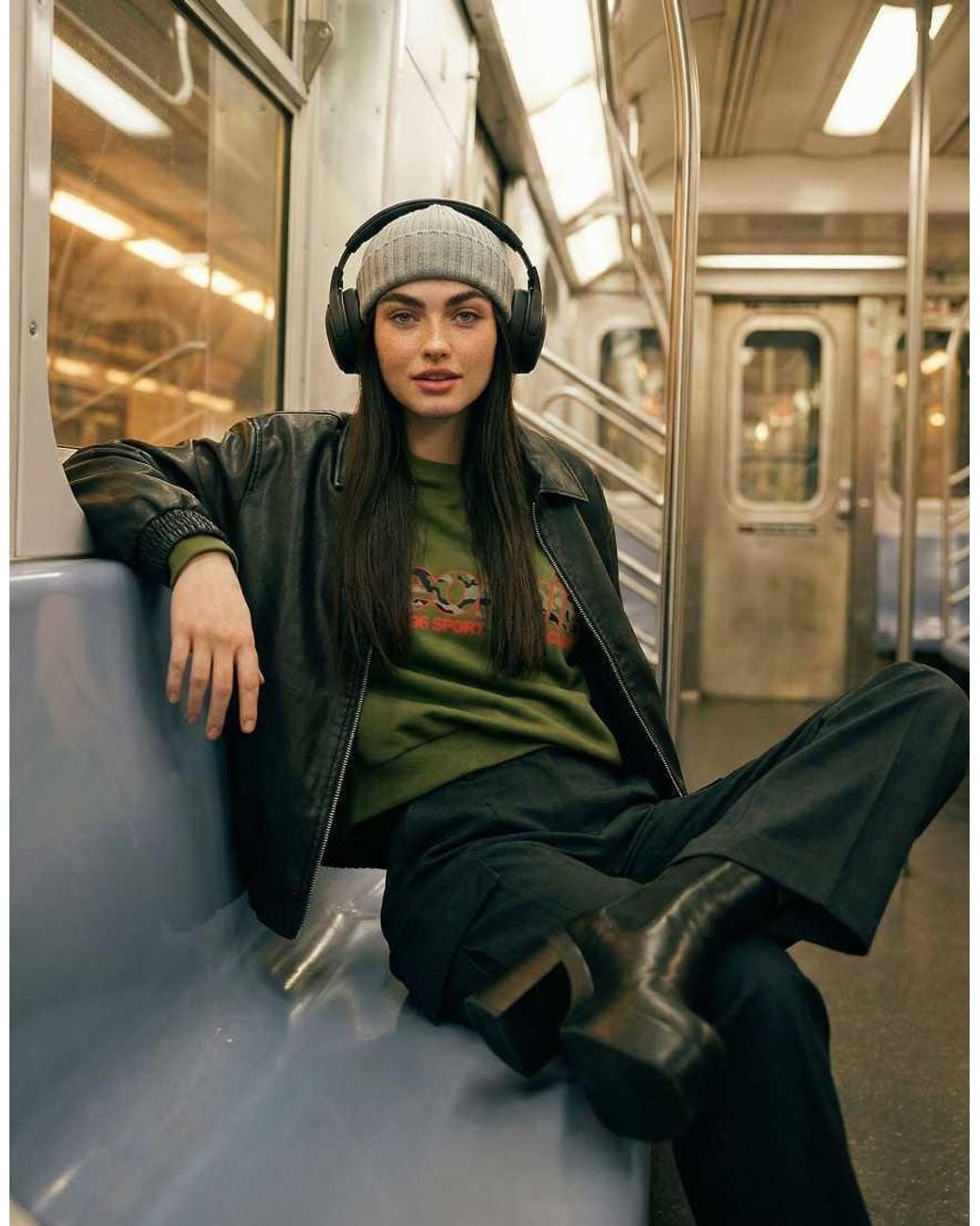 HYPEDROP Green Sweatshirt