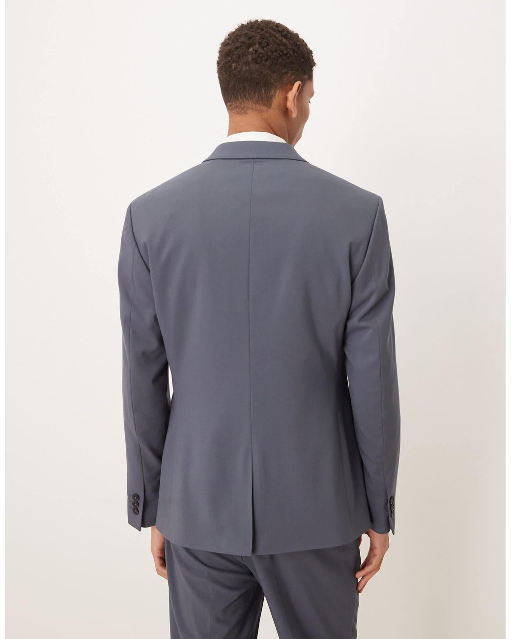 ASOS Blue Slim Suit Jacket for men